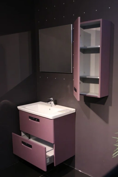 Тумба под раковину подвесная Roca The Gap 70 см фиолетовая ZRU9302741 (детальная фотография) index_1