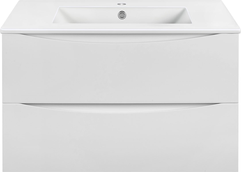 Тумба под раковину подвесная Vincea Mia 80,7 см G.White VMC-2MC800GW (детальная фотография)