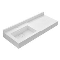 Раковина мебельная Акватон Сакура 120 см белая, левая