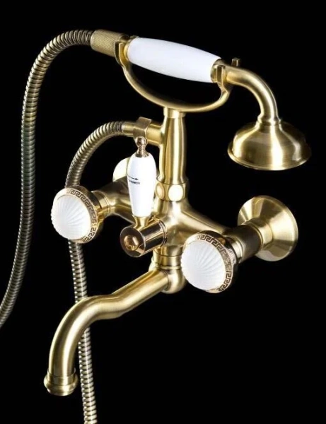 Смеситель для ванны Boheme Satine с душем (детальная фотография)