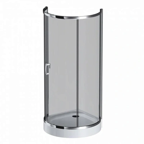 Душевой уголок Am.Pm Like 95x95 см стекло тонированное - фото 2