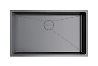 Мойка для кухни Omoikiri Taki 74-U/IF-GM 74 см вороненая сталь