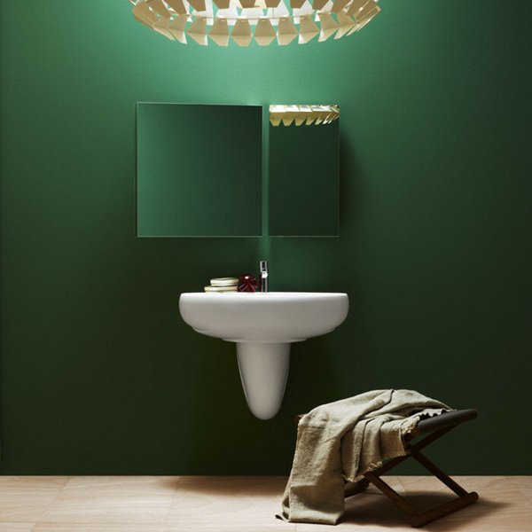 Полупьедестал для раковины Azzurra Clas CLA 300/SOSP bi (детальная фотография), подвесные