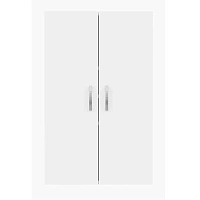 Шкаф-пенал подвесной Misty Лилия 50 см белый