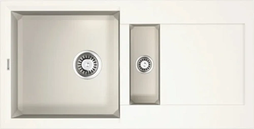 Мойка для кухни Omoikiri Sakaime 86-2-WH 86 см белая - фото 1