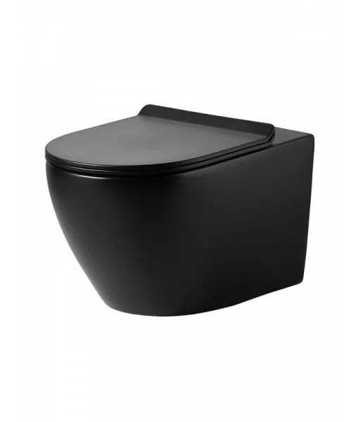 Унитаз подвесной Agger черный AT03144 (детальная фотография)