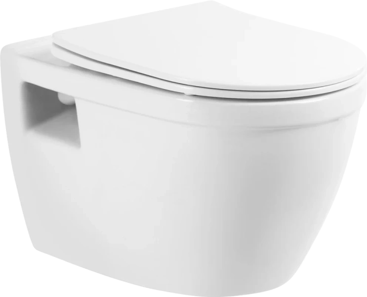 Унитаз подвесной BelBagno Loto безободковый BB070CHR/SC (детальная фотография)