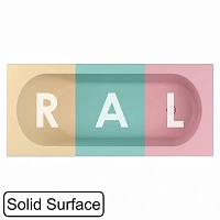 Ванна Whitecross Gin 0217.180080.2XXXX, 180 х 80 см, искусственный камень, покраска по RAL, поверхность матовая