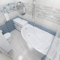 Ванна акриловая Triton Николь 160x100 см левая