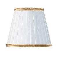 Абажур Tiffany World Murano цвет белый с золотым кантом