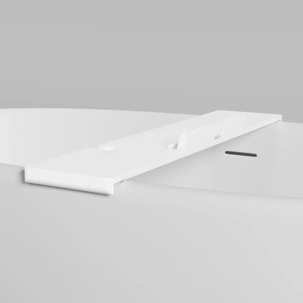 Полка для ванны Salini Gabbiano белая матовая 1906201M (детальная фотография)