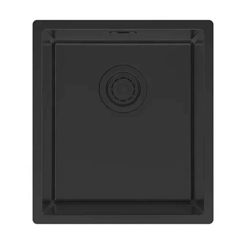 Мойка для кухни Paulmark Yuni 39 см черная матовая - фото 1