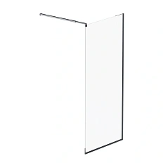 Душевая перегородка Am.Pm Func 90 см профиль черный