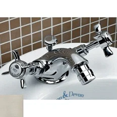 Смеситель для биде, 1 отверстие, светлое золото, Devon&Devon Coventry