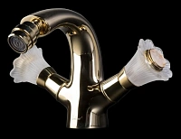 Смеситель для биде Boheme Camelia золото