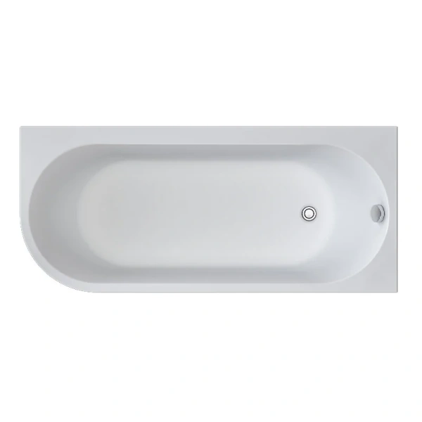 Ванна акриловая 1MarKa Alisa 01али1775лкс2+/01али1775пкс2+, 170 x 75 см, левая/правая, цвет белый (детальная фотография), 170х75