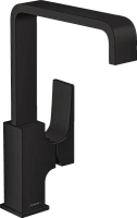 Смеситель для раковины Hansgrohe Metropol матовый черный