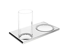 Стакан и мыльница для ванной Keuco Edition 400 11556