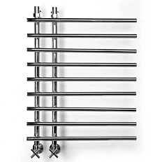 Полотенцесушитель водяной Ника Bamboo 80x40 см хром