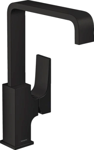 Смеситель для раковины Hansgrohe Metropol матовый черный - фото 3