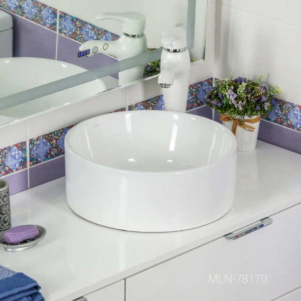 Раковина Comforty 41 см белая 78170 (детальная фотография), белые