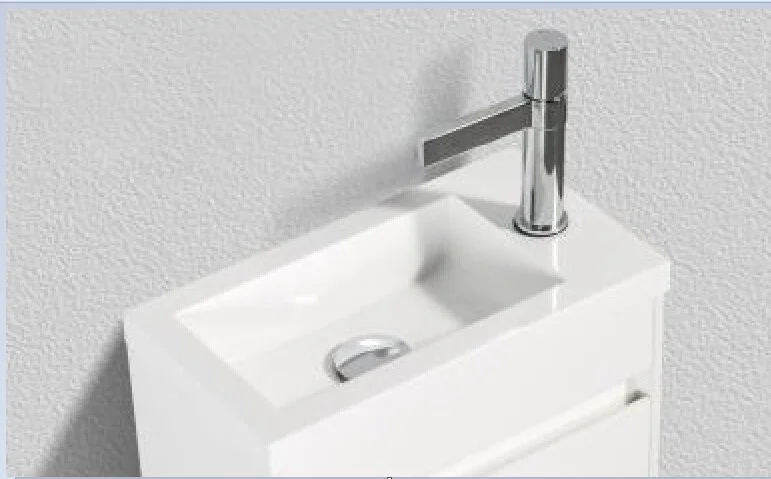Раковина мебельная BelBagno 40 см из искуственного мрамора BB-400-PM-LVB (детальная фотография)