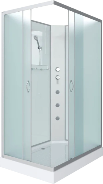 Душевая кабина Niagara Classic 120x80 см с гидромассажем 432853QBKG (детальная фотография)