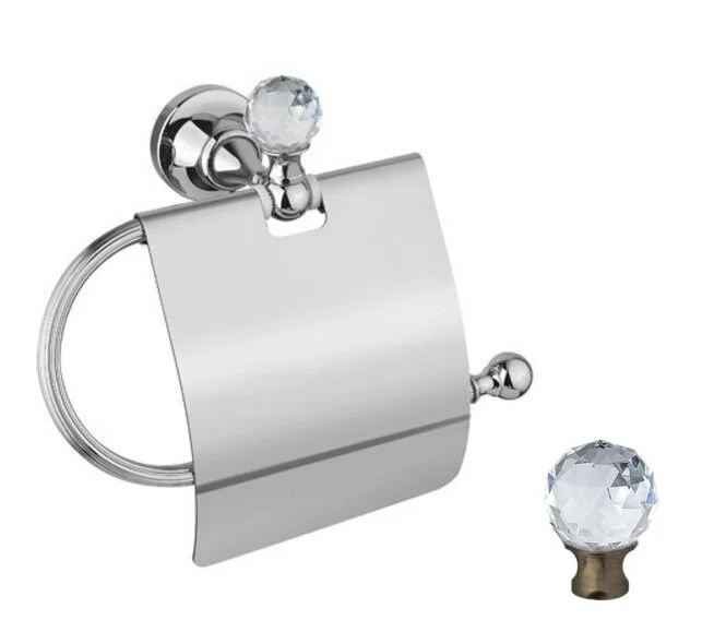 Бумагодержатель Cezares Olimp-TRH металлический (детальная фотография), хром, бронза, золото