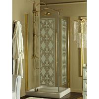 Душевой уголок, профиль золото, Eurodesign