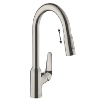Смеситель для кухни Hansgrohe Focus сталь