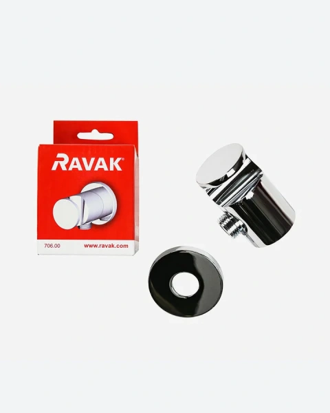 Настенный отвод для душа с держателем Ravak 706.00 X07P206 (детальная фотография) index_1