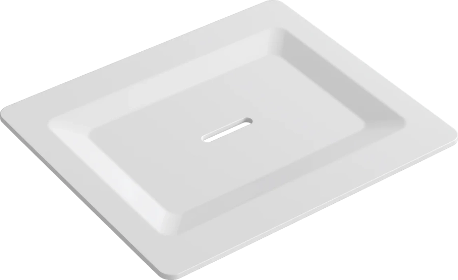 Мыльница Boheme Space белая 10966-W-SOAP (детальная фотография)