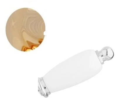 Смеситель для ванны Cezares Elite золото 24 карат ручка белая ELITE-BVDM-03/24-Bi (детальная фотография), для ванны