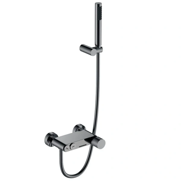 Смеситель для ванны Boheme Stick графит глянцевый 123-SGM.2 (детальная фотография)