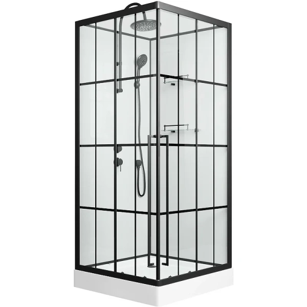 Душевая кабина Niagara Standart 90х90 см левая ST90/15QL/KL/BKT (детальная фотография)