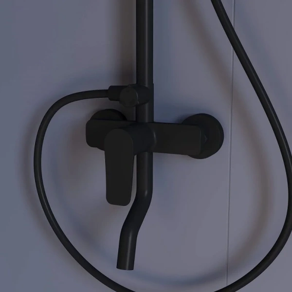 Душевая стойка RGW Shower Panels SP-25B черная 59140125-04 (детальная фотография), черные