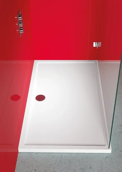 Душевой поддон акриловый белый Riho Zurich 264 150x90 см D001002005 (детальная фотография), прямоугольные