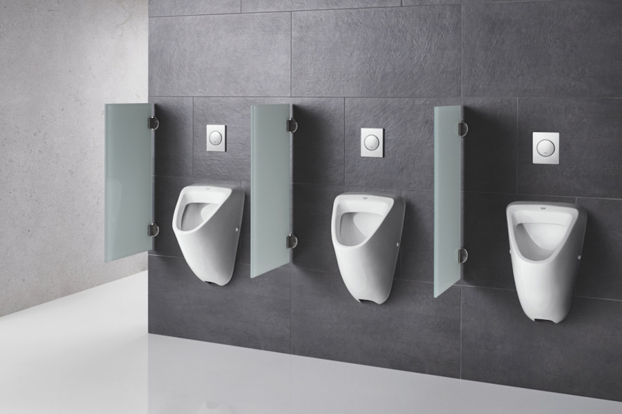 Писсуар подвесной Grohe Bau Ceramic альпин-белый 39438000 (детальная фотография), современные, hi-tech