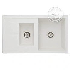 Мойка для кухни Акватон Делия 87 см жемчуг