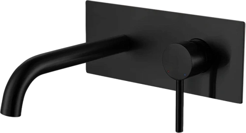 Смеситель для раковины Berges Ventas R черный матовый - фото 1