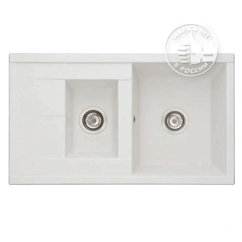 Мойка для кухни Акватон Делия 87 см жемчуг - фото 4