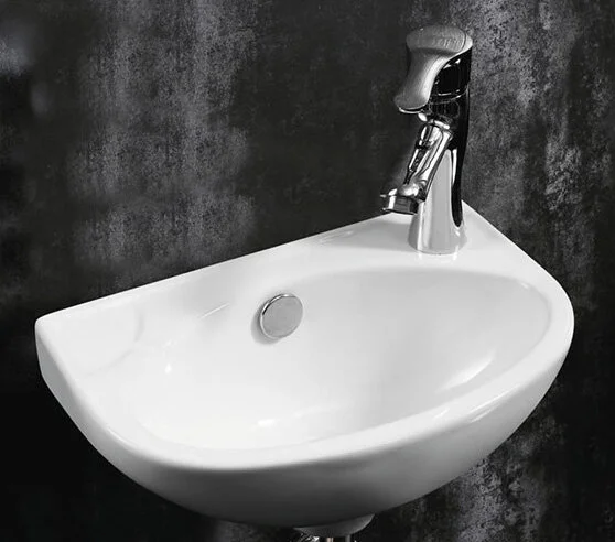 Раковина Azario 37 см белая AZ-41203 (детальная фотография), современные, hi-tech