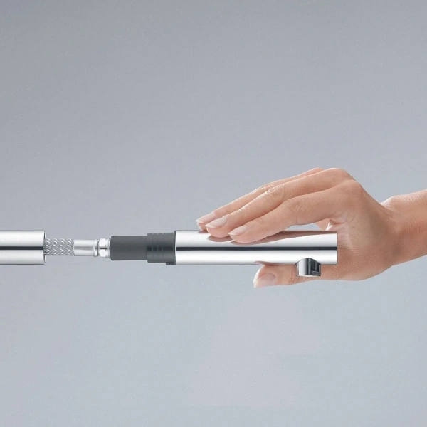 Смеситель для кухни Kludi L-ine 40851 однорычажный (детальная фотография), современные, hi-tech