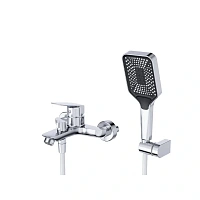 Смеситель для ванны BelBagno Due хром