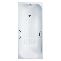 Ванна чугунная Delice Aurora 150x70 с антискользящим покрытием