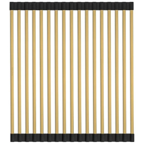 Ролл-мат для кухонных моек Paulmark 37.5 см брашированное золото - фото 2