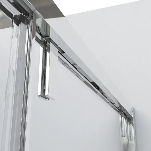 Душевой уголок Vincea Lugano 120x90 см стекло тонированное VSR-1L9012CGB-1 (детальная фотография), стеклянные, угловые, без поддона