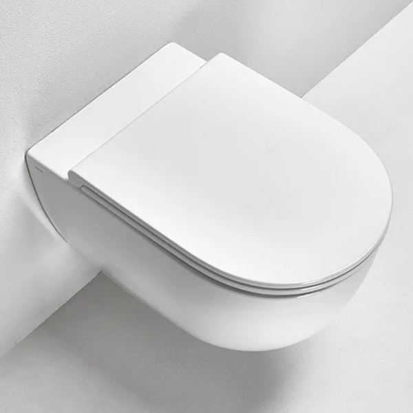 Унитаз подвесной Simas Trevi белый глянец TRV18bi (детальная фотография), подвесные, встраиваемые