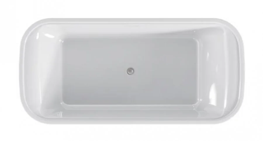 Ванна из искусственного камня Jacob Delafon Elite E6D364RU-00, 180 x 85 см, слив-перелив в комплекте, белая (детальная фотография), современныe, hi-tech