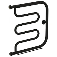 Полотенцесушитель водяной Сунержа Лира+ 50х50 см черный матовый